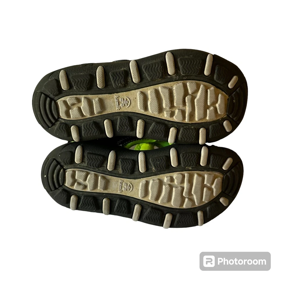 Sandalias impermeables Kamik Kids Seaturtle 2 12 negras verdes gancho y bucle ajustables Foto 4 de 4