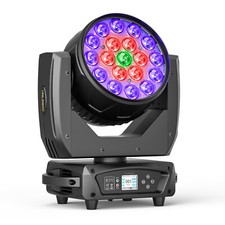 380W 19LED Zoom Moving Head Light RGBW Beam Stage DMX Spot Lighting Disco Xmas