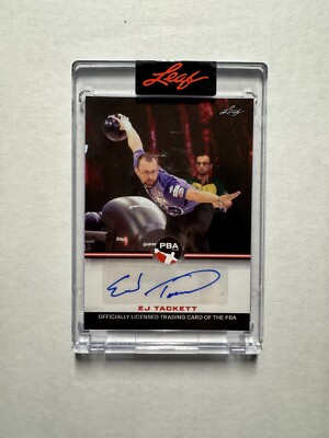 2023 Leaf EJ Tackett PBA-ETA1 Bowling Auto Autograph /200