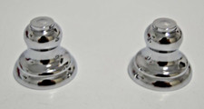 ST. THOMAS CREATIONS MC-507-500 CHROME FLOOR CAPS, 1-PAIR, NEW
