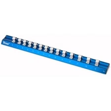 Titan Tools 38098 3/8" Drive Metric Magnetic Aluminum Socket Rail