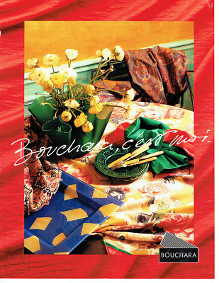 Advertising 078 1988 Bouchara Fabrics ****