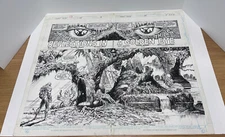 Swamp Thing Vol2 #68 Reflections Golden Eye Orig. Art Splash Spread Rick Veitch