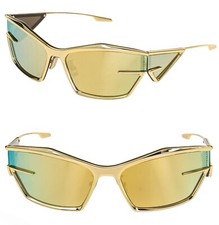 GIVENCHY GIV CUT 40066 Gold Mirrored Metal Runway Unisex GV40066U Sunglasses