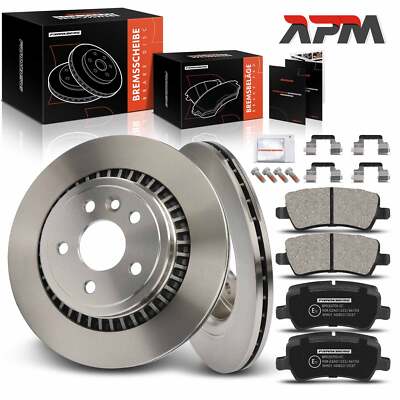 Bremsscheiben Belüftet + Bremsbeläge Hinten Ø302mm für Volvo XC60 156 2.0 2.4