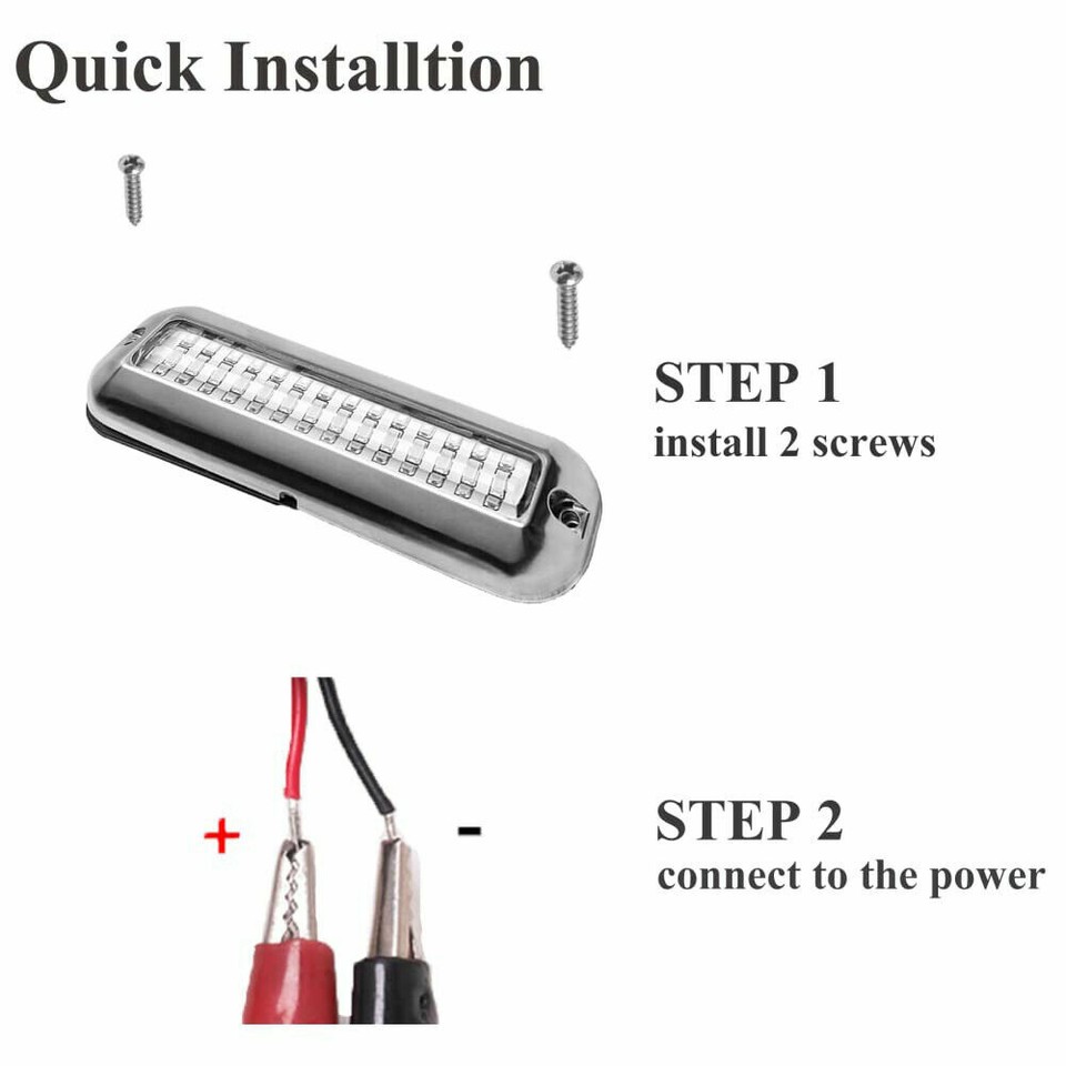 120W 12V IP68 Waterproof RGB Underwater LED Boat Light for Boat Yact