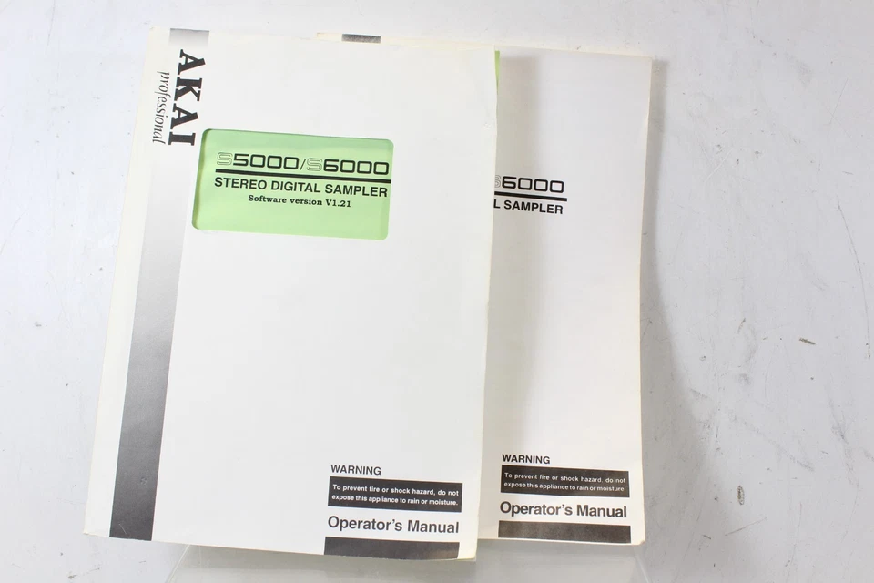 Akai S5000 Sampler With owners manuals - Image 4 of 4
