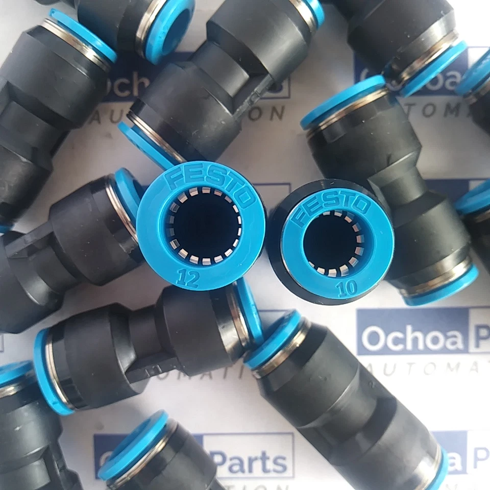 NEW!! FESTO 153040 Festo QS-12-10 PUSH-IN CONNECTOR SIZE 6.7mm - LOT OF 3 PCS - Image 4 of 4