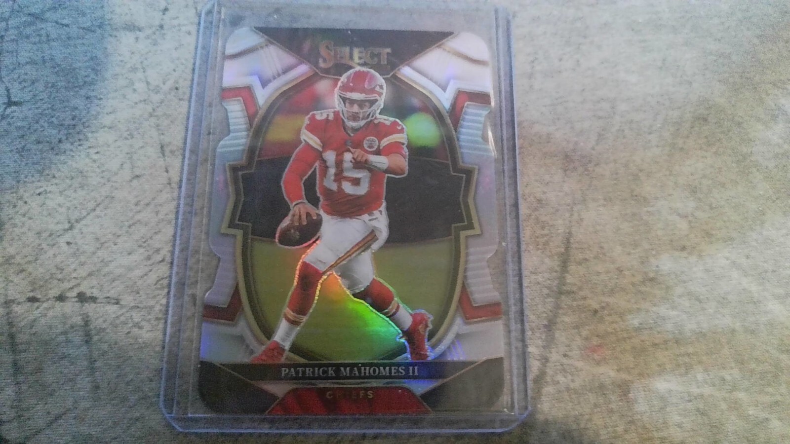 2022 Panini Select PATRICK MAHOMES Black & Red PRIZM Die Cut #20 Chiefs