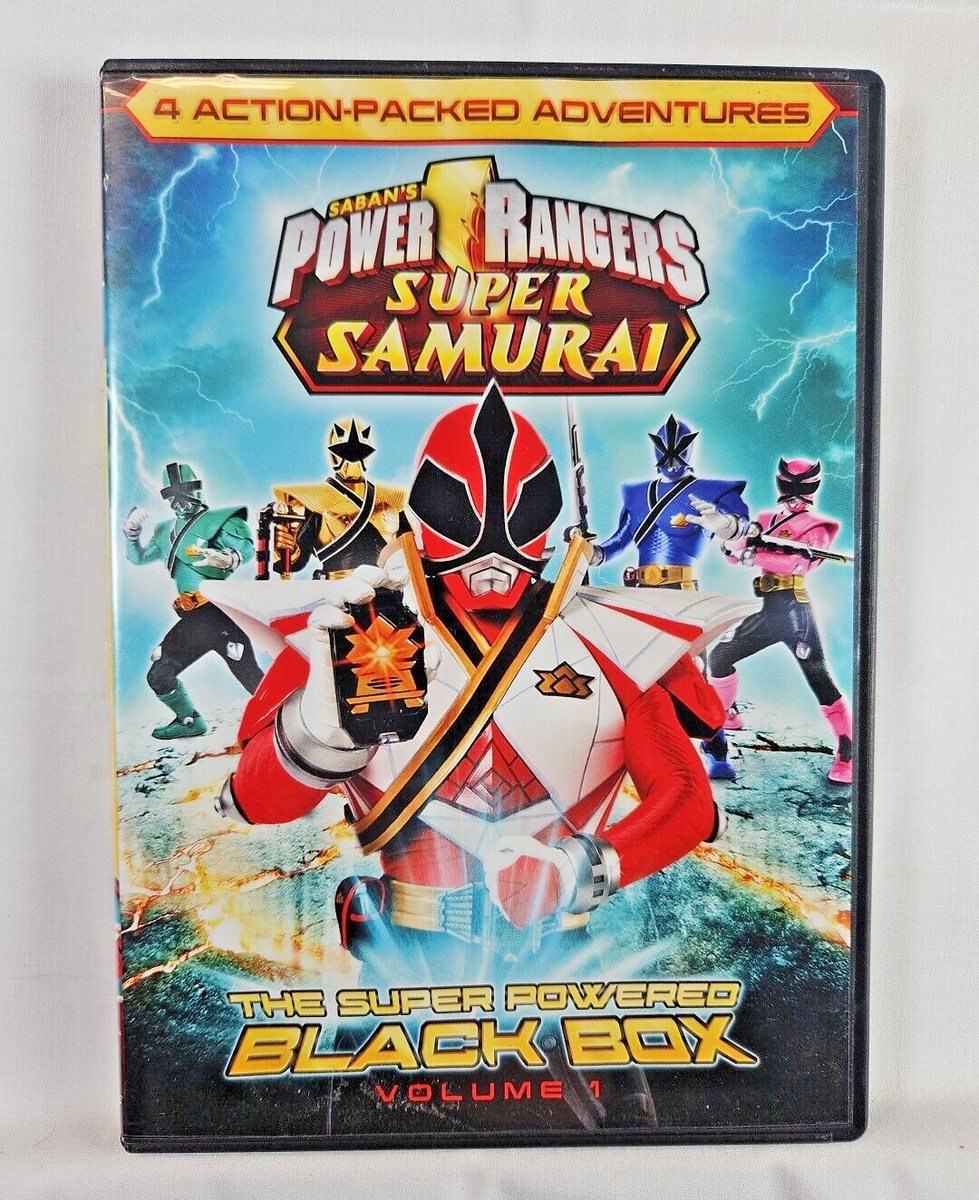 DVD Power Rangers Super Samurai The Super Powered Black Box Volume