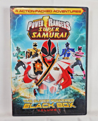 DVD Power Rangers Super Samurai The Super Powered Black Box Volume