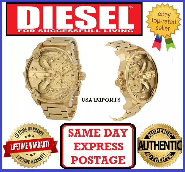 Diesel Reloj DZ7399 Dorado