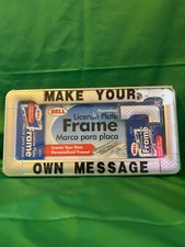 Chrome Frame Custom Plastic Personalized License Plate Frame