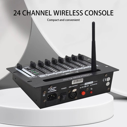 wireless 24 channel 2.4G dmx 512 controller battery console for dj stage light - Picture 3 of 15