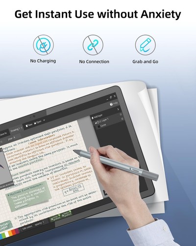 USI Stylus Pen G1 Air pour Chromebook 4096 Niveau de Pression pour ASUS Chrom... - Afbeelding 6 van 7