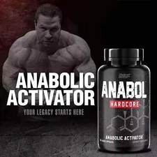 1 Pack Nutrex Research Anabol Hardcore Anabolic Activator,Muscle Builder 60 Caps