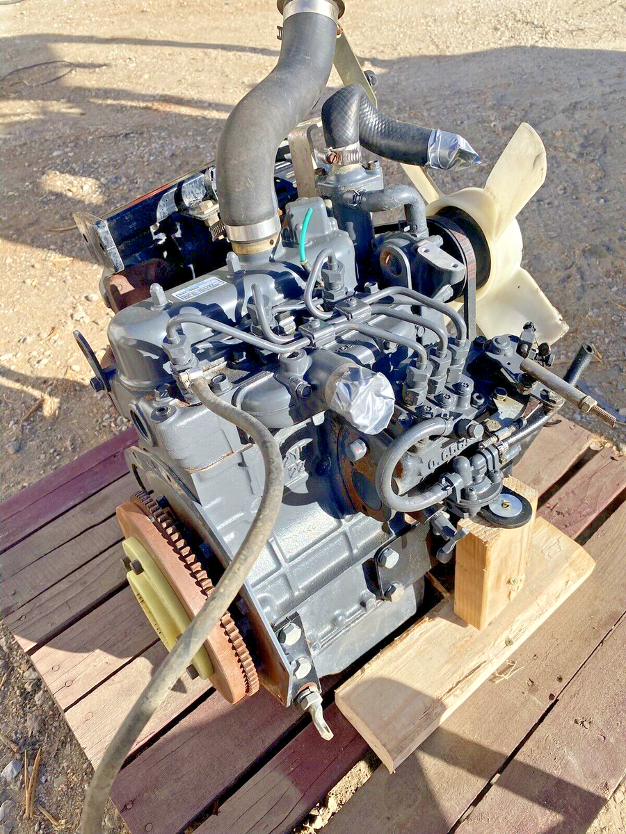 Kubota D662-E Engine Diesel 3 Cylinder Only 843 hours Jacobson