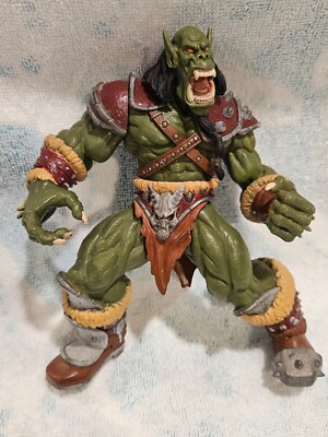 1998 Blizzard Entertainment World of Warcraft Orc Grunt 7  Action Figure loose