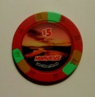 $5.00 CASINO CHIP "HARVEYS RESORT HOTEL CASINO" LAKE TAHOE, NEVADA  — photo 1