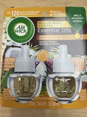 Air Wick Life Scents Scented Oils Paradise Retreat Scent 2/Pack (6233891110)