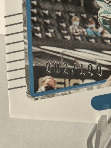2021-22 Panini Donruss Miles Bridges Purple Press Proof /199 87 Hornets - Picture 3 of 5