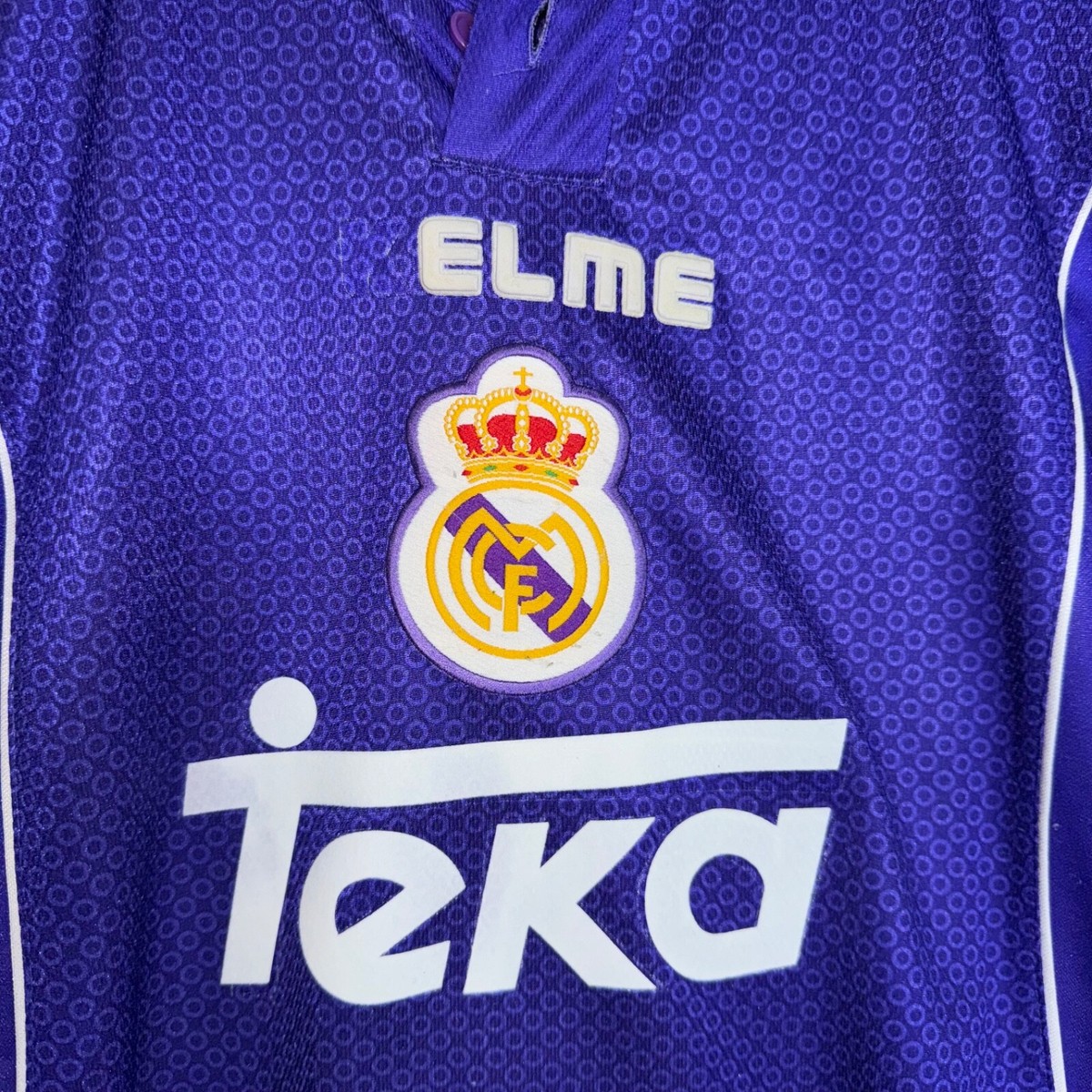 REAL MADRID 1997/1998 AWAY FOOTBALL SOOCER SHIRT JERSEY KELME SIZE