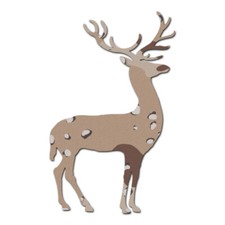 Deer Buck Antlers - Vinyl Decal Sticker - Multiple Patterns Sizes - Ebn844
