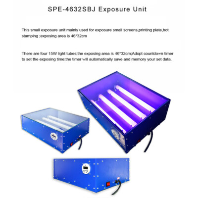 Uv Exposure Unit for Screen Printing - LED Light Plate Maker Machine