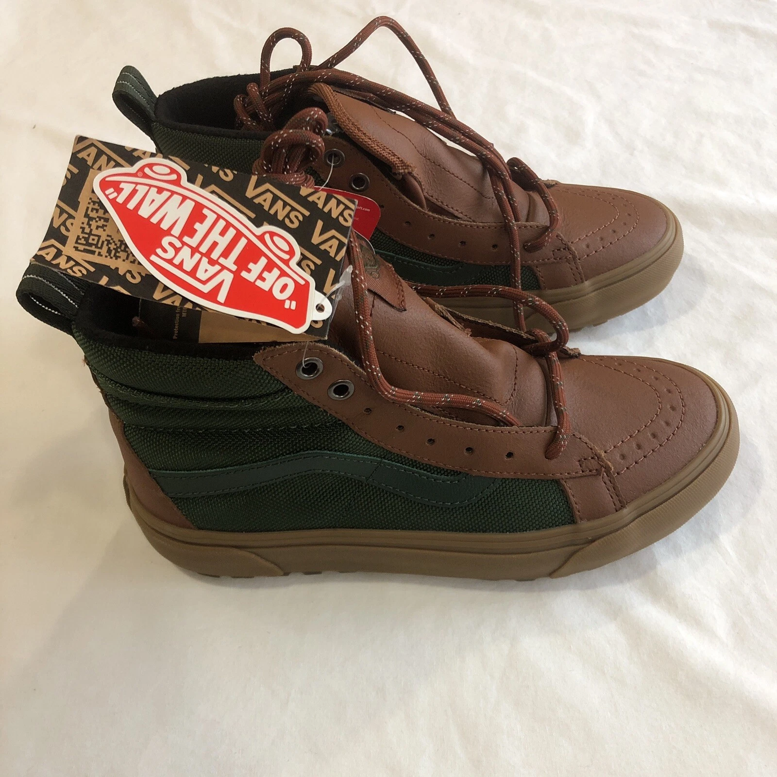 Vans Off The Wall SK8-Hi MTE-1 Green Gum Mens 7 Womens 8.5 Boots All Weather New