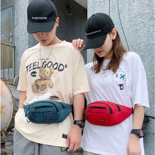 Nylon Crossbody Chest Bag Waterproof Fanny Packs Portable Sports Waist Bag - Zdjęcie 10 z 12