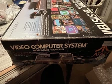 Atari CX-2600A Video Computer System Complete W/games And Wires Tested