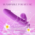 Deep Tissue Massager Attachments  Portable Purple Licker Head Massage Gun Heads