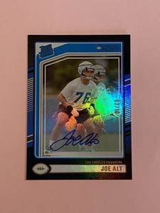 Joe Alt 2024 Panini Donruss Rated Rookie Black RC Auto Autograph /10