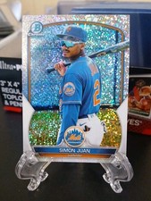 2023 Bowman - Chrome Prospects Simon Juan #BCP-38 Speckle Refractor /299 