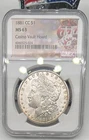 1881 CC Morgan Silver Dollar NGC MS 63 Rare CASINO Vault Hoard