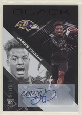 2020 Panini Black Rookies Auto 50/199 James Proche #193 Auto 0c6