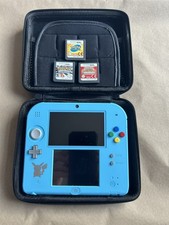 Nintendo 2DS Pokemon Moon Edition - with 3 Pokemon games - tested good condition