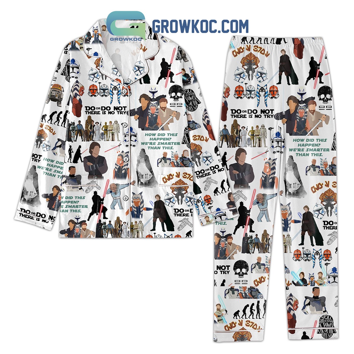 Star Wars Do or Do Not There Is No Try Pajama Set for Fans