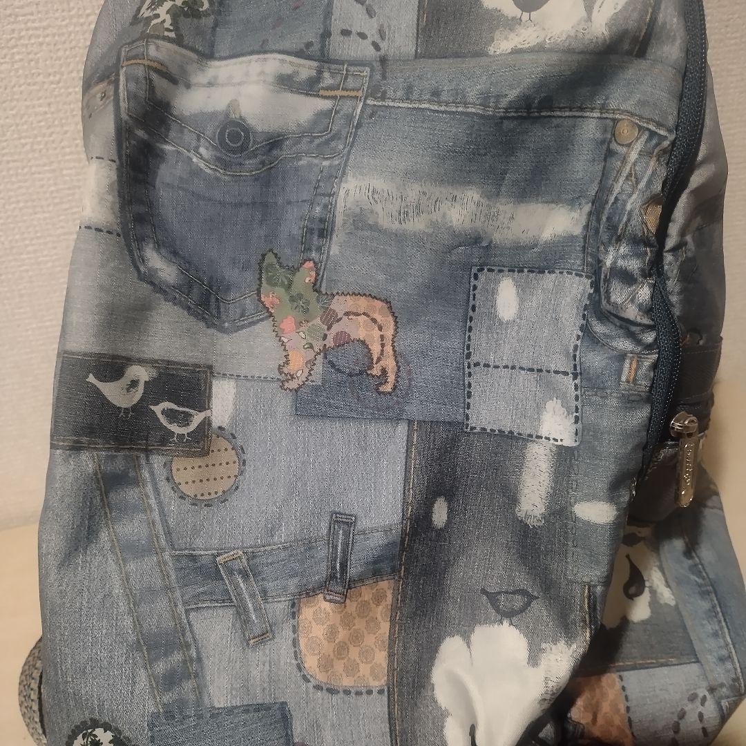 LeSportsac denim style patchwork pattern all over… - image 10