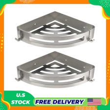 Bathroom Shower Caddy 2 Pack, No Drill 304 Stainless Steel Shower Organizer with