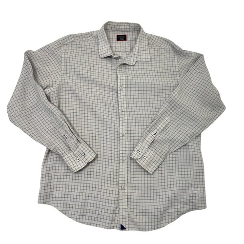Untuckit 100% Linen Wrinkle-Resistant Button Front Long Sleeve Shirt size XXL