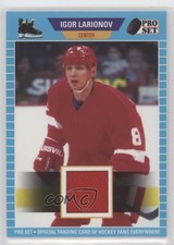 2021 Leaf Pro Set Blaster Memorabilia Light Blue Igor Larionov #PSM-30 HOF 03uh