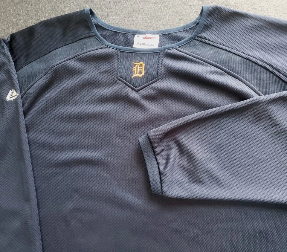 Pullover Majestic Authentic Collection Detroit Tigers Therma Base L/S para hombre 4XL Foto 2 de 4