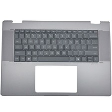 New HP Envy X360 16-AD 16-AC 2-in-1 Palmrest Keyboard Backlit Gray N93765-001 US