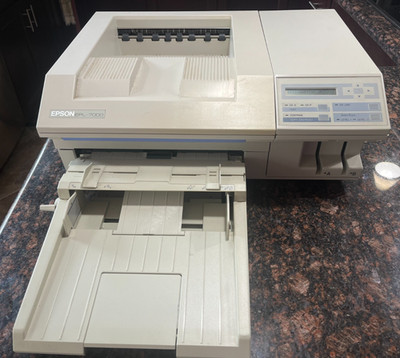 VERY RARE VINTAGE EPSON EPL-7000 LASER PRINTER WORKING EXCELLENT CONDITION