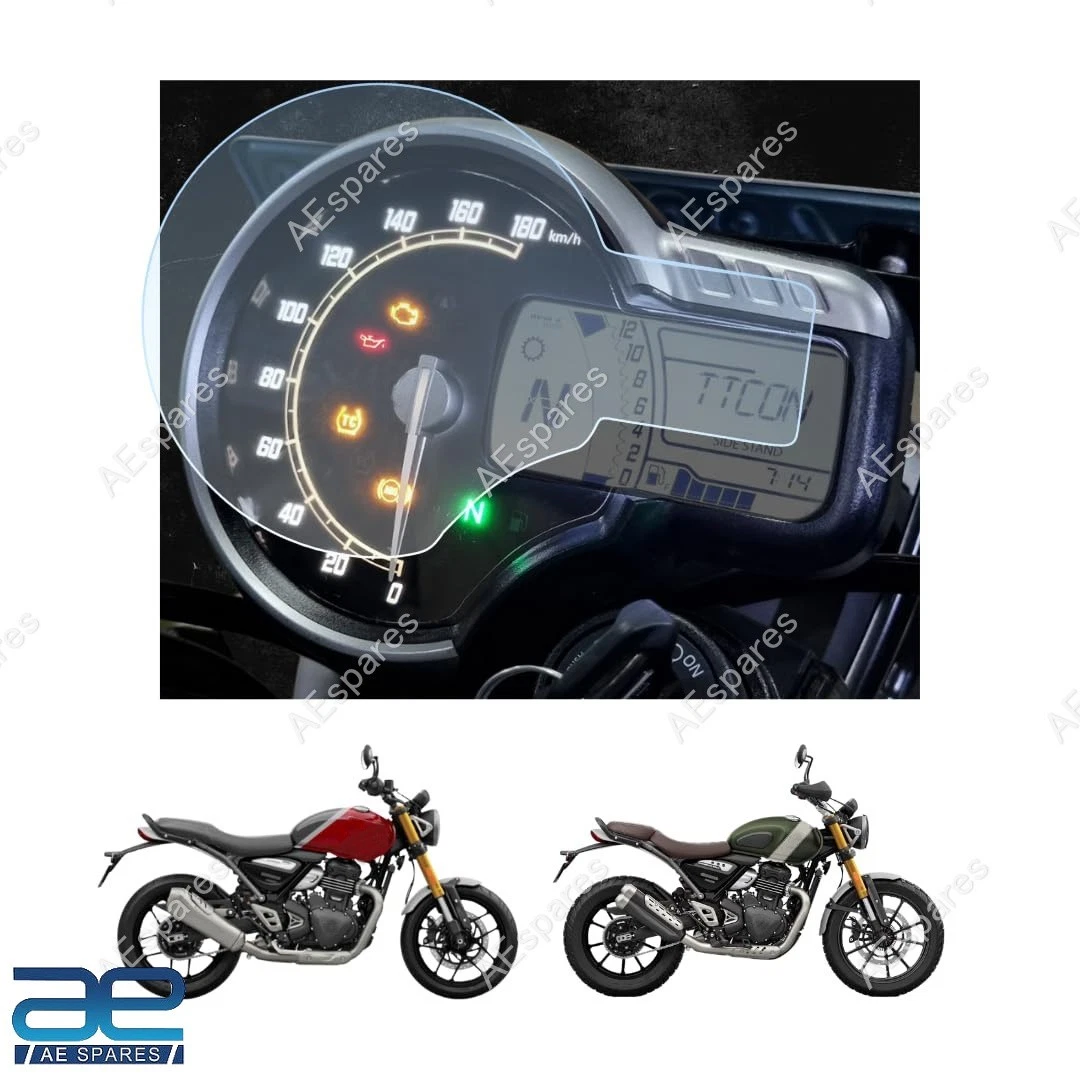 Dashboard Screen Display Guard Protector For Triumph Speed 400 Scrambler 400 X