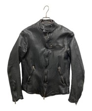 FAKTOR Leather Jacket Men's Size S Black