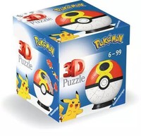 Ravensburger Spiele Puzzle-Ball 3D PokéMon Wiederball | Ab 6 Jahren | 54 Teile