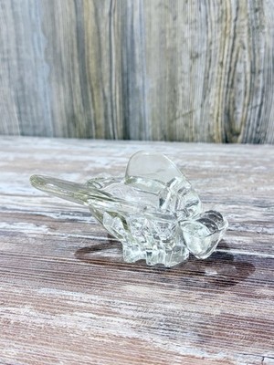 Vintage Vannes Le Chatel French Crystal Art Glass Bee Fly Trinket