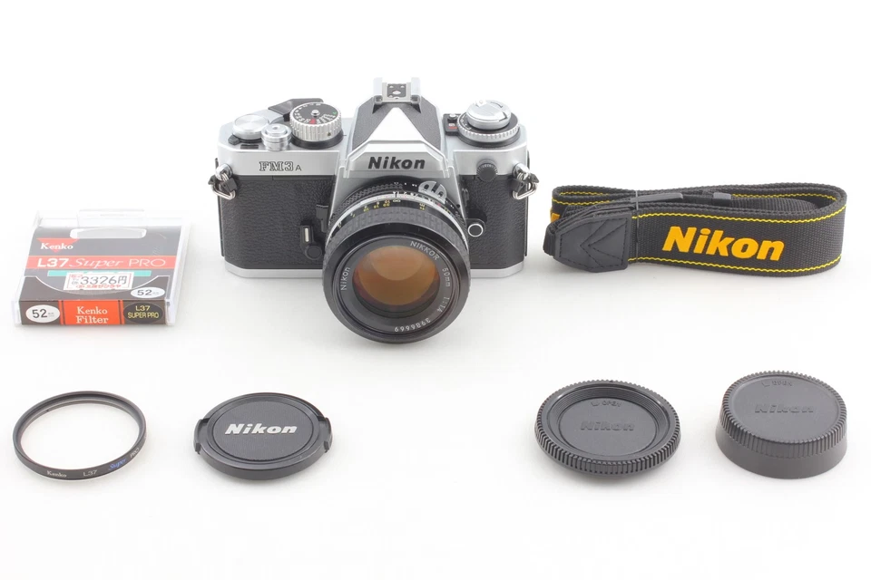 Leer [COMO NUEVO con correa] Nikon FM3A 35mm Cámara fotográfica Ai 50mm f/1.4 Lente de JAPÓN Foto 4 de 4